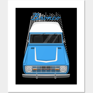 Ford Bronco 1st gen - Grabber Blue Posters and Art